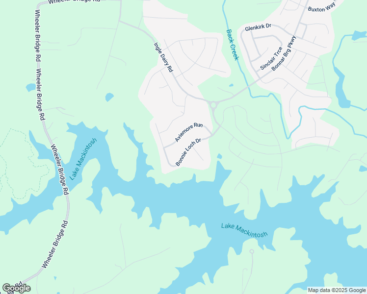 map of restaurants, bars, coffee shops, grocery stores, and more near 4409 Bonnie Loch Drive in Burlington