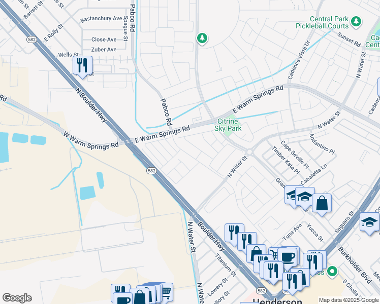 map of restaurants, bars, coffee shops, grocery stores, and more near 326 Taylor Street in Henderson