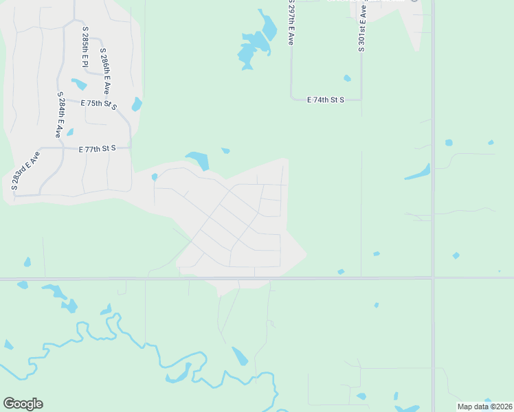map of restaurants, bars, coffee shops, grocery stores, and more near 1417 East 81st Street South in Broken Arrow