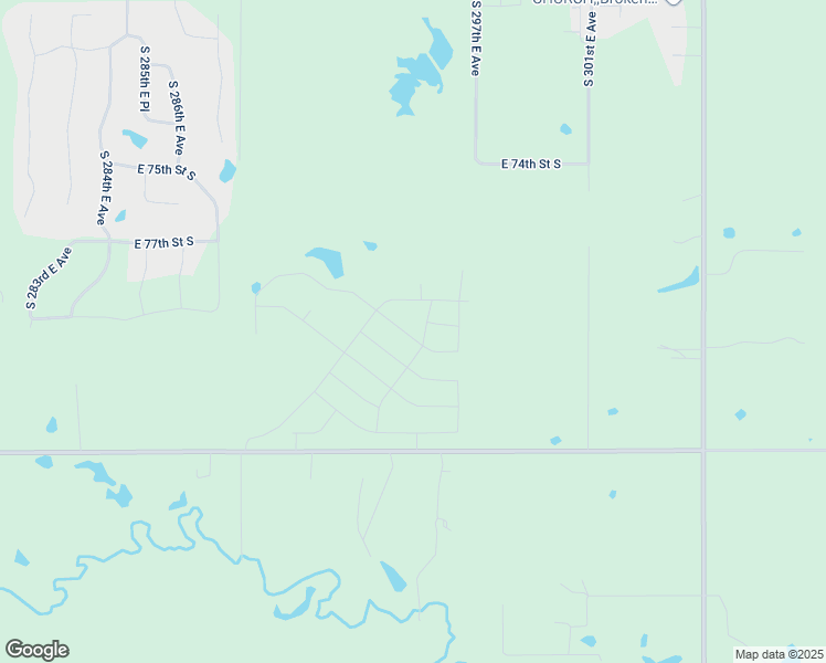 map of restaurants, bars, coffee shops, grocery stores, and more near 1417 East 81st Street South in Broken Arrow