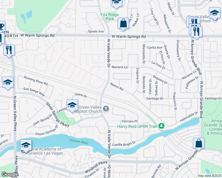 map of restaurants, bars, coffee shops, grocery stores, and more near 320 Oliveiro Court in Henderson