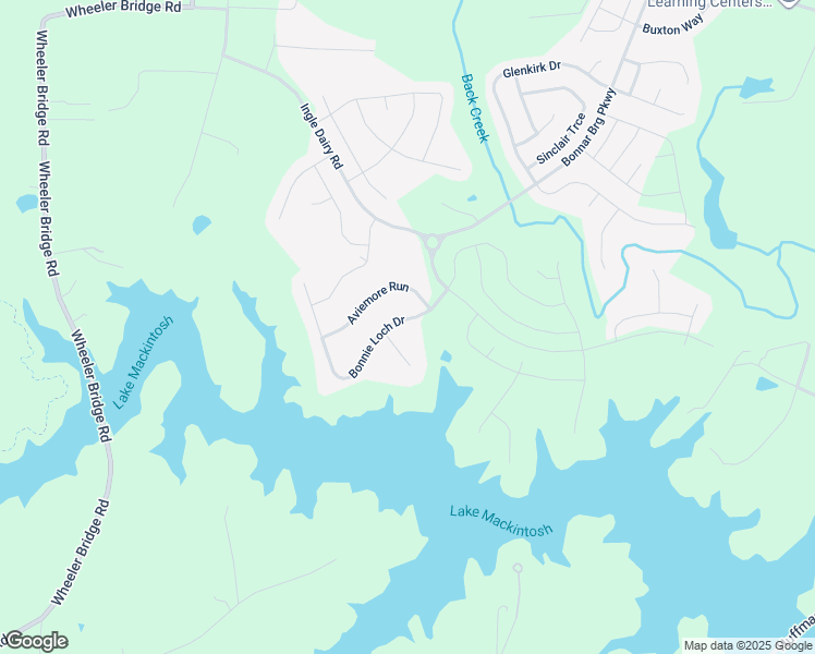 map of restaurants, bars, coffee shops, grocery stores, and more near 4312 Bonnie Loch Drive in Burlington