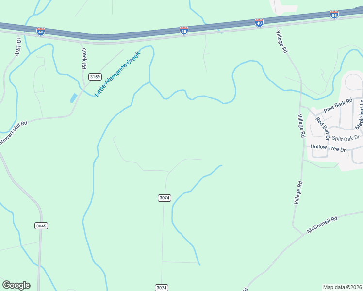 map of restaurants, bars, coffee shops, grocery stores, and more near 1808 Andrew Farms Road in Whitsett