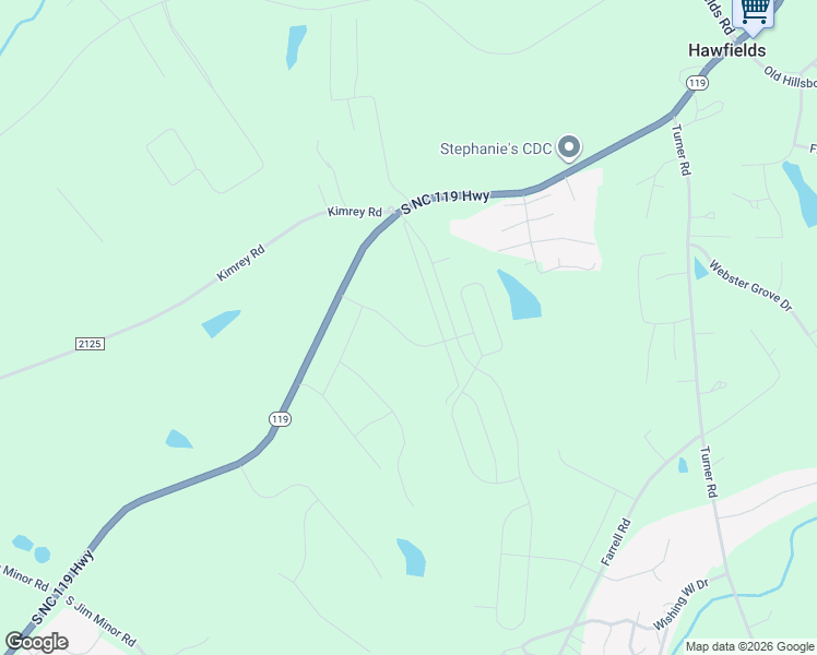 map of restaurants, bars, coffee shops, grocery stores, and more near 2018 Summer Walk Drive in Mebane