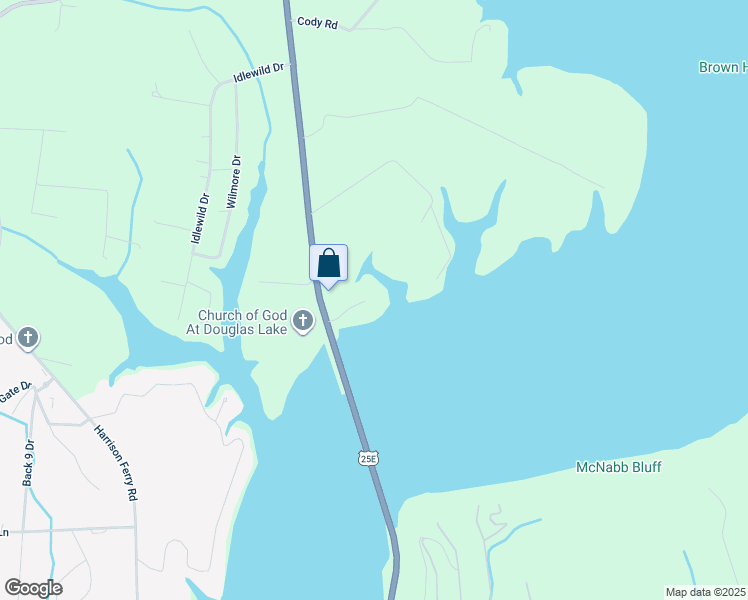 map of restaurants, bars, coffee shops, grocery stores, and more near 224 Highway 25 32 in White Pine