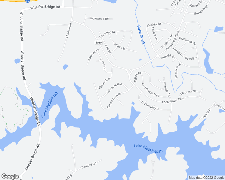 map of restaurants, bars, coffee shops, grocery stores, and more near 4258 Aviemore Run in Burlington