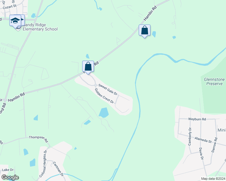map of restaurants, bars, coffee shops, grocery stores, and more near 1010 Sweet Gale Drive in Durham