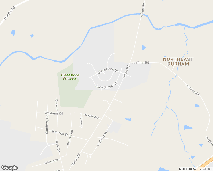 map of restaurants, bars, coffee shops, grocery stores, and more near 4109 Lady Slipper Lane in Durham