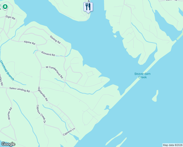 map of restaurants, bars, coffee shops, grocery stores, and more near 39 G and S Rock Ranch Rd in Camden
