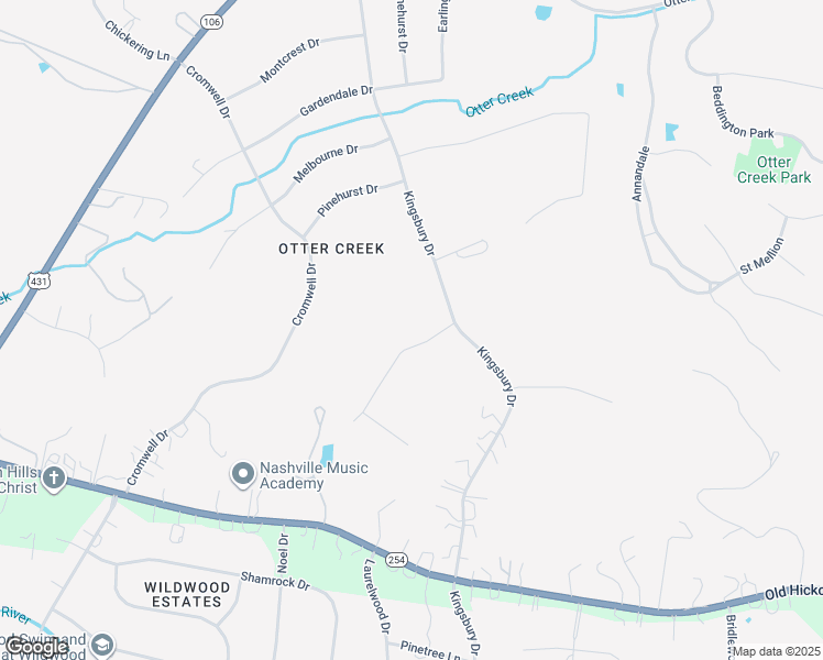 map of restaurants, bars, coffee shops, grocery stores, and more near 6105 Stonehaven Drive in Nashville