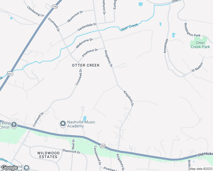 map of restaurants, bars, coffee shops, grocery stores, and more near 6105 Stonehaven Drive in Nashville