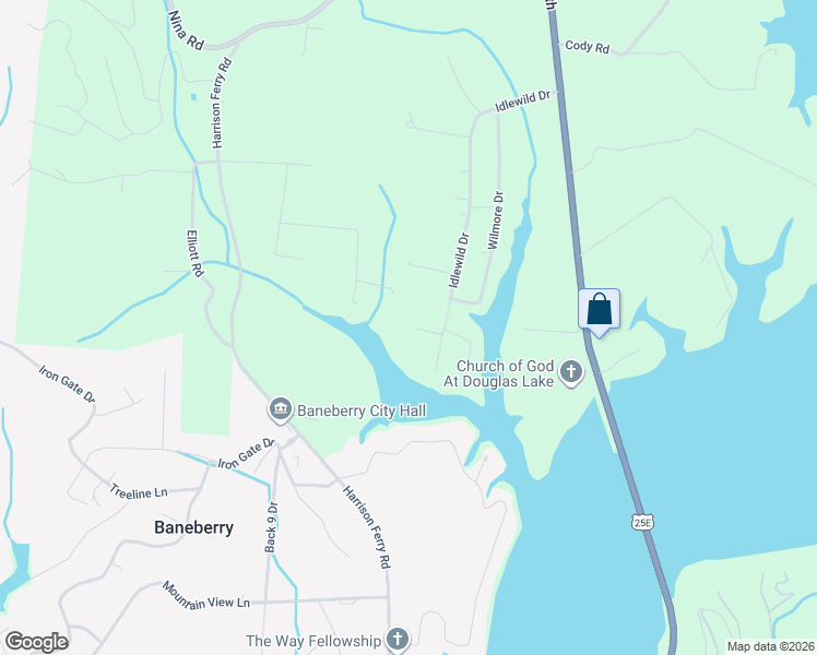 map of restaurants, bars, coffee shops, grocery stores, and more near 3498 Bass Ct in White Pine