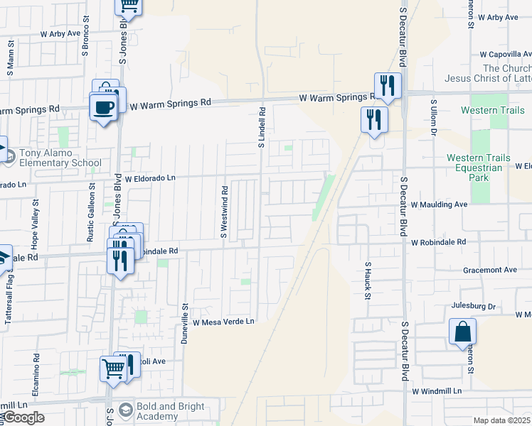 map of restaurants, bars, coffee shops, grocery stores, and more near 5490 Floating Flower Avenue in Las Vegas