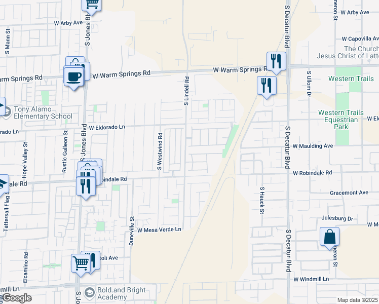 map of restaurants, bars, coffee shops, grocery stores, and more near 5490 Floating Flower Avenue in Las Vegas