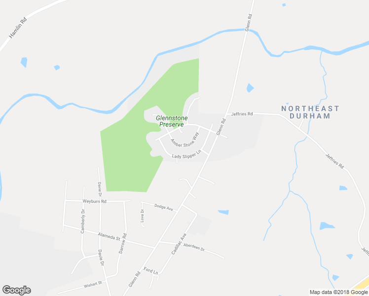 map of restaurants, bars, coffee shops, grocery stores, and more near 4224 Amber Stone Way in Durham