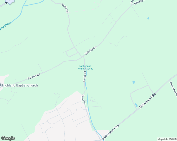 map of restaurants, bars, coffee shops, grocery stores, and more near 3308 Harris Road in Knoxville