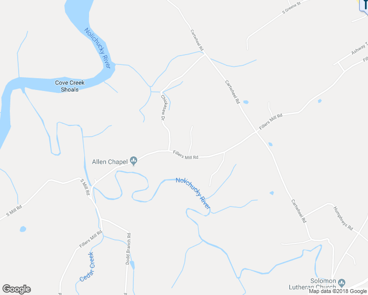 map of restaurants, bars, coffee shops, grocery stores, and more near 1240 Fillers Mill Road in Greeneville