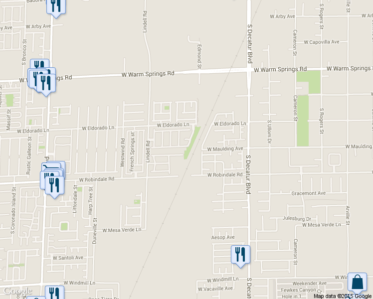 map of restaurants, bars, coffee shops, grocery stores, and more near 5309 Floating Flower Avenue in Las Vegas