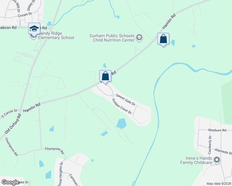 map of restaurants, bars, coffee shops, grocery stores, and more near 1030 Sweet Gale Drive in Durham