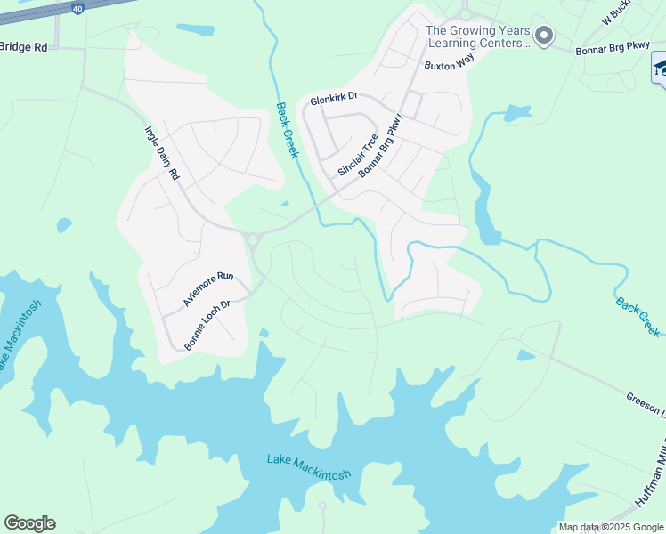 map of restaurants, bars, coffee shops, grocery stores, and more near 184 Elgin Court in Burlington