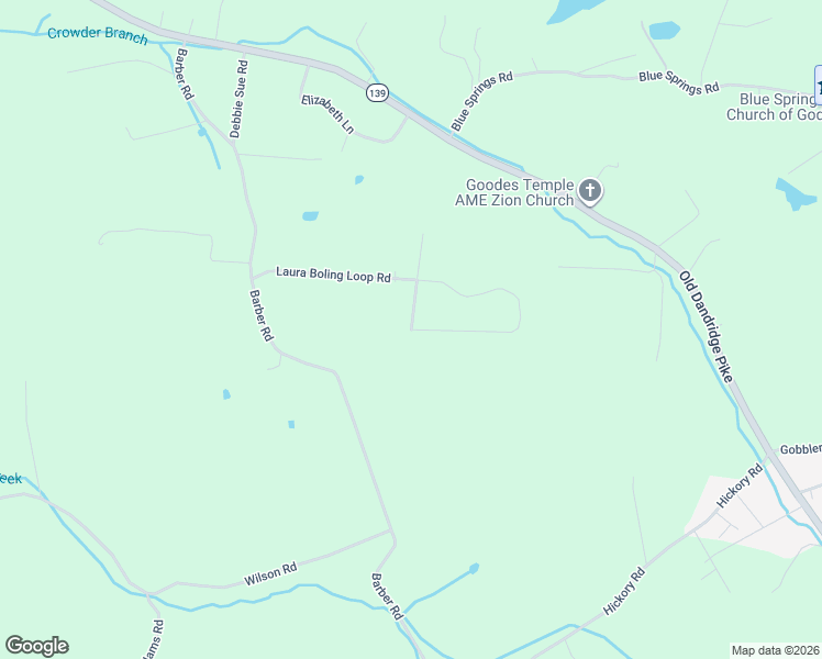map of restaurants, bars, coffee shops, grocery stores, and more near 501 Ronald Drive in Strawberry Plains