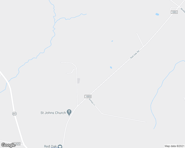 map of restaurants, bars, coffee shops, grocery stores, and more near 6415 Red Oak Road in Red Oak