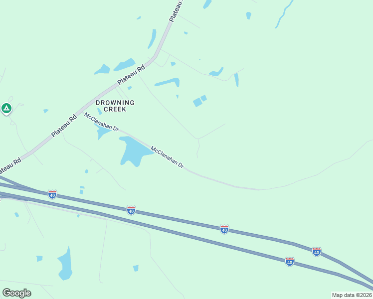 map of restaurants, bars, coffee shops, grocery stores, and more near 409 Drowning Creek Road in Crossville