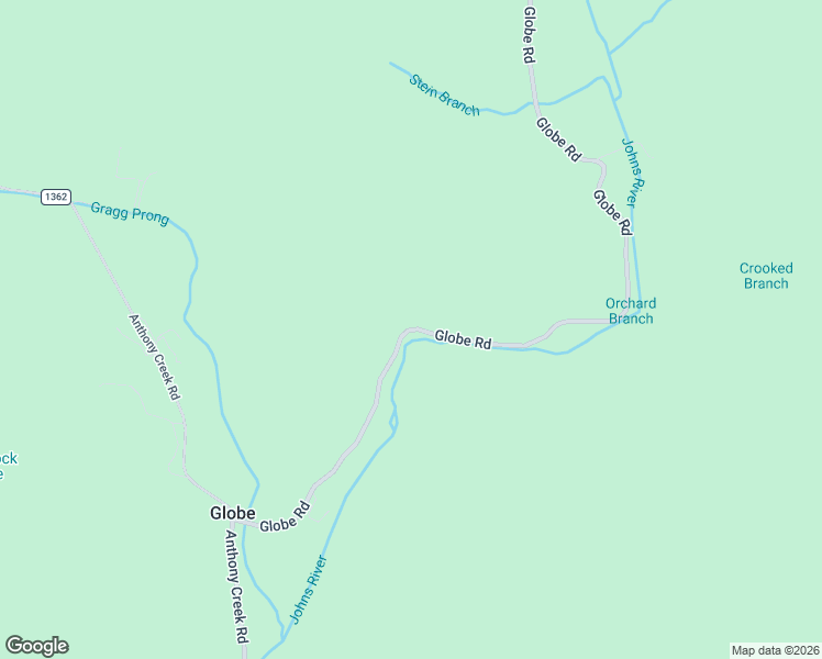 map of restaurants, bars, coffee shops, grocery stores, and more near 5984 Globe Road in Lenoir