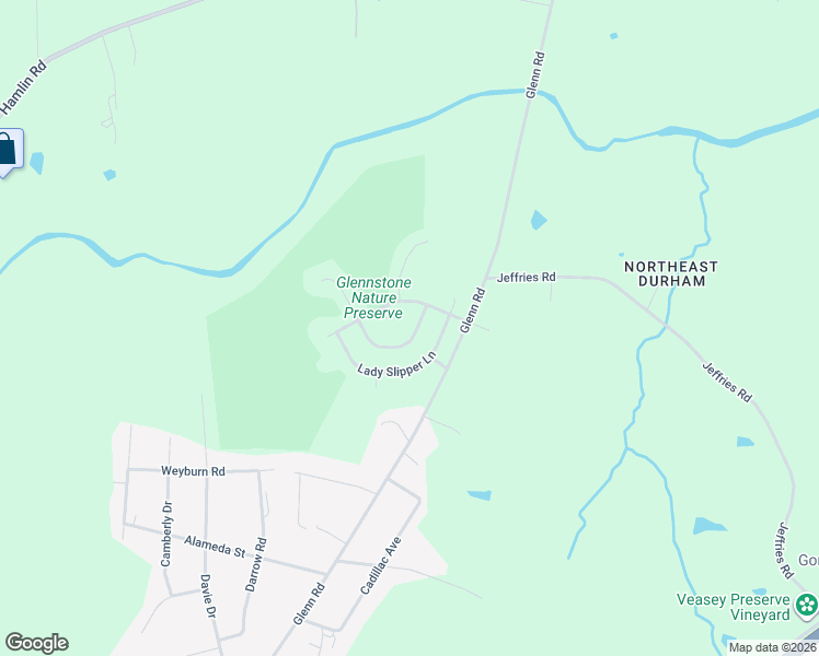 map of restaurants, bars, coffee shops, grocery stores, and more near 4245 Amber Stone Way in Durham