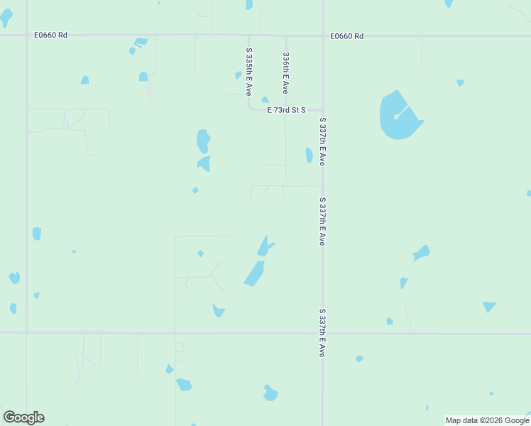 map of restaurants, bars, coffee shops, grocery stores, and more near 7566 South 337th East Avenue in Broken Arrow