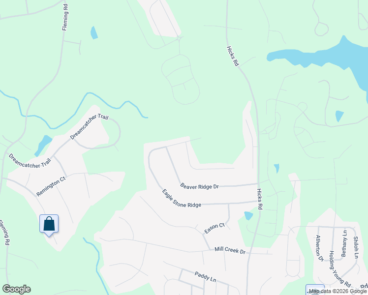 map of restaurants, bars, coffee shops, grocery stores, and more near 10 Broken Lance Drive in Youngsville