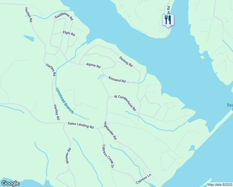 map of restaurants, bars, coffee shops, grocery stores, and more near 1-35,2-36 Lomond Ln in Camden
