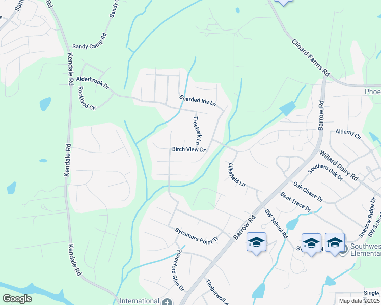 map of restaurants, bars, coffee shops, grocery stores, and more near 4500 Willows Court in High Point