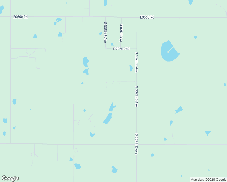 map of restaurants, bars, coffee shops, grocery stores, and more near 7566 South 337th East Avenue in Broken Arrow