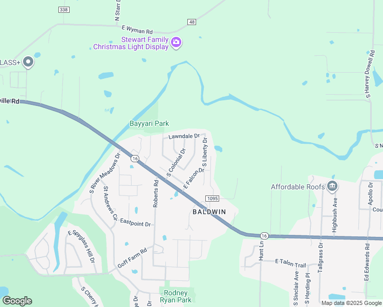 map of restaurants, bars, coffee shops, grocery stores, and more near 915 South Eastview Drive in Fayetteville