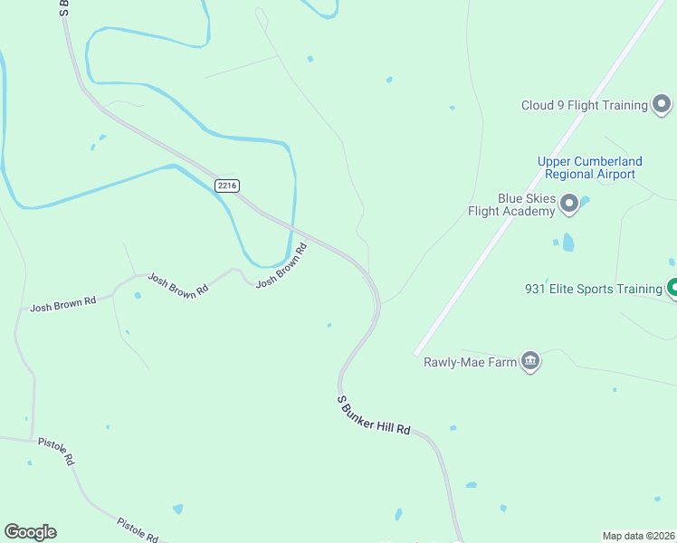 map of restaurants, bars, coffee shops, grocery stores, and more near 2543 South Bunker Hill Road in Sparta