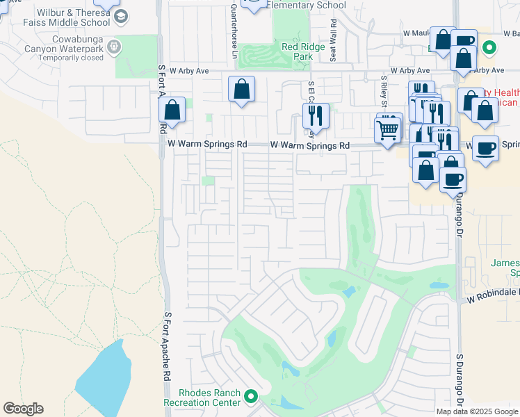 map of restaurants, bars, coffee shops, grocery stores, and more near 9143 Epworth Avenue in Las Vegas