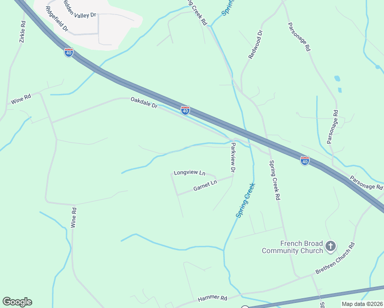 map of restaurants, bars, coffee shops, grocery stores, and more near 1941 Pilgrim Road in Dandridge