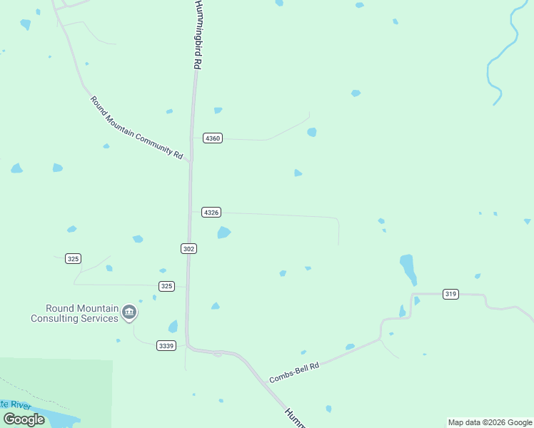 map of restaurants, bars, coffee shops, grocery stores, and more near County Road 4326 in Washington County