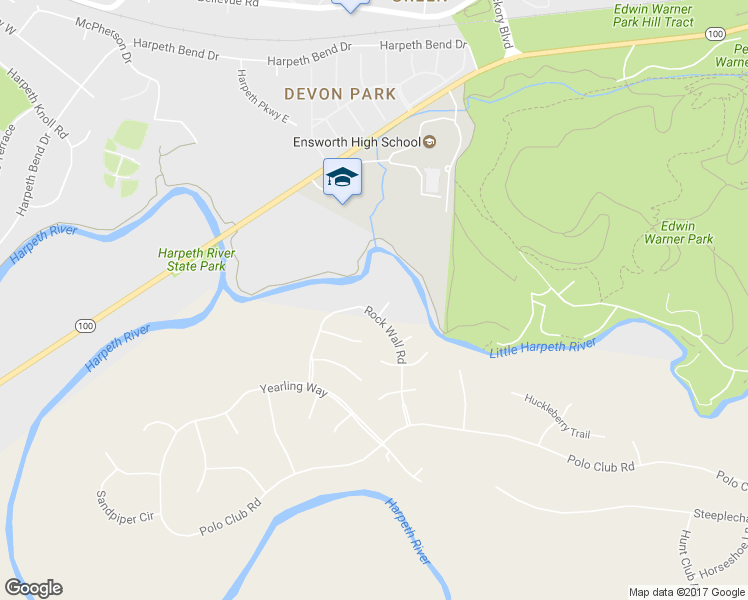 map of restaurants, bars, coffee shops, grocery stores, and more near 2736 Rock Wall Road in Nashville