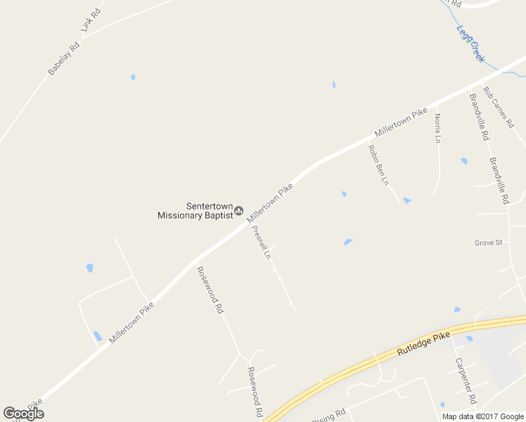 map of restaurants, bars, coffee shops, grocery stores, and more near 7312 Millertown Pike in Knoxville