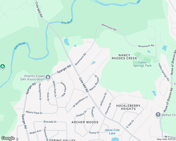 map of restaurants, bars, coffee shops, grocery stores, and more near 116 Baldwin Drive in Durham