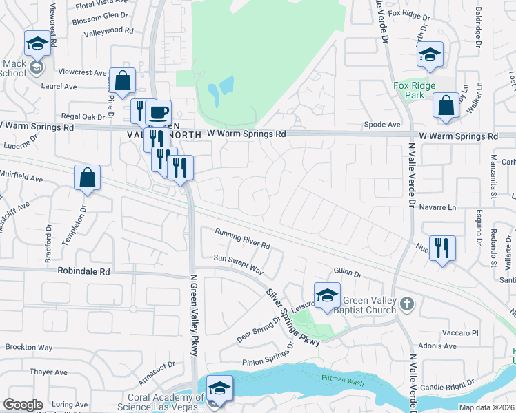 map of restaurants, bars, coffee shops, grocery stores, and more near 330 Pinnacle Court in Henderson