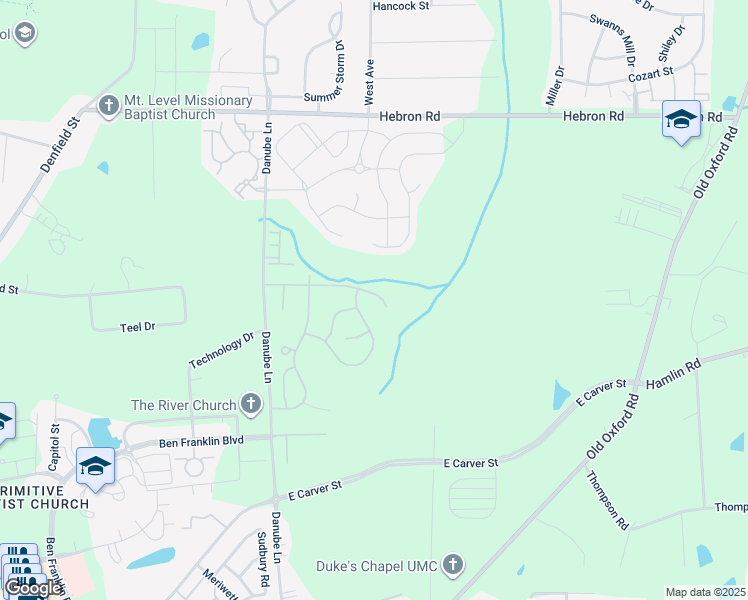 map of restaurants, bars, coffee shops, grocery stores, and more near 806 Fanning Way in Durham