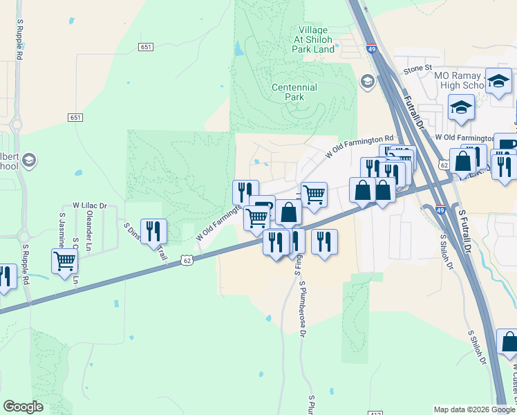 map of restaurants, bars, coffee shops, grocery stores, and more near 3162 Martin Luther King Junior Boulevard in Fayetteville