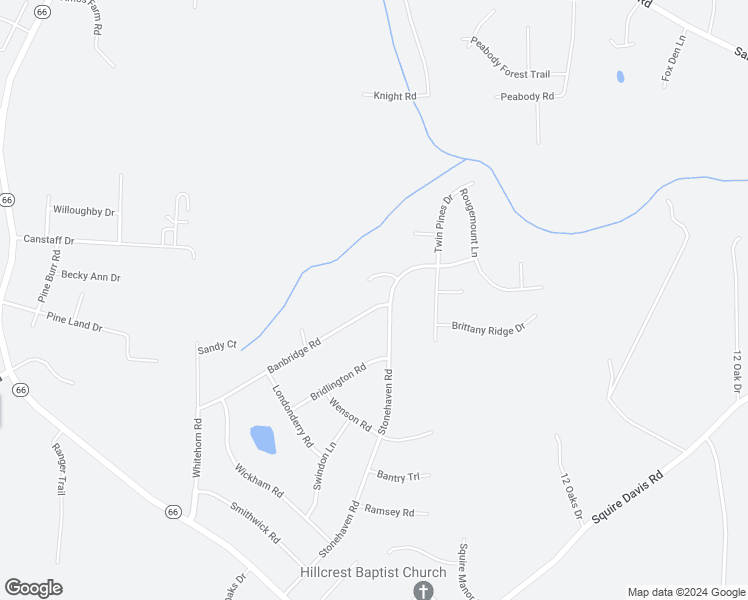 map of restaurants, bars, coffee shops, grocery stores, and more near 1667 Banbridge Road in Kernersville