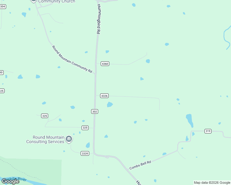 map of restaurants, bars, coffee shops, grocery stores, and more near 18400-18582 County Road 4326 in Fayetteville