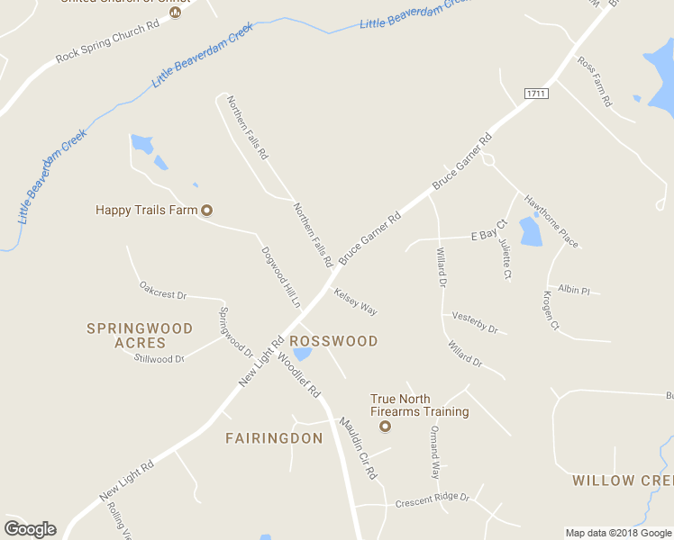map of restaurants, bars, coffee shops, grocery stores, and more near 3014 Bruce Garner Road in Creedmoor