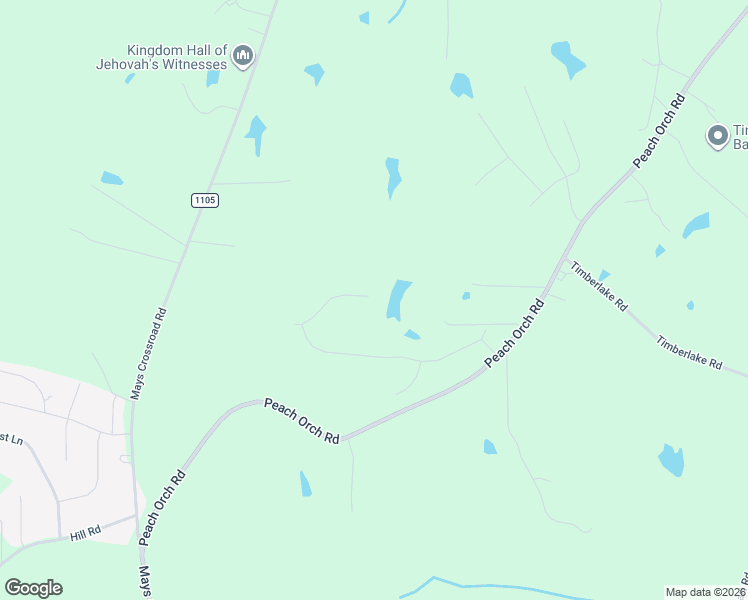 map of restaurants, bars, coffee shops, grocery stores, and more near 1736 Peach Orchard Road in Louisburg