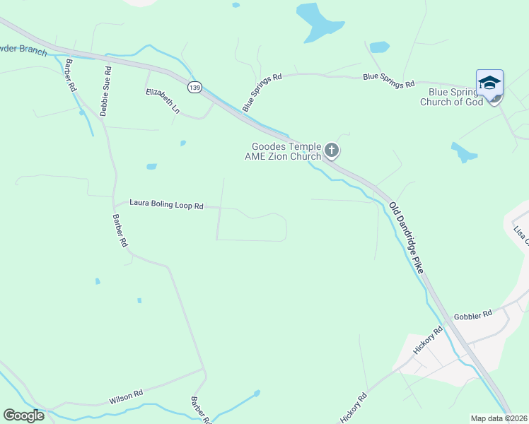 map of restaurants, bars, coffee shops, grocery stores, and more near 506 Ronald Dr in Strawberry Plains